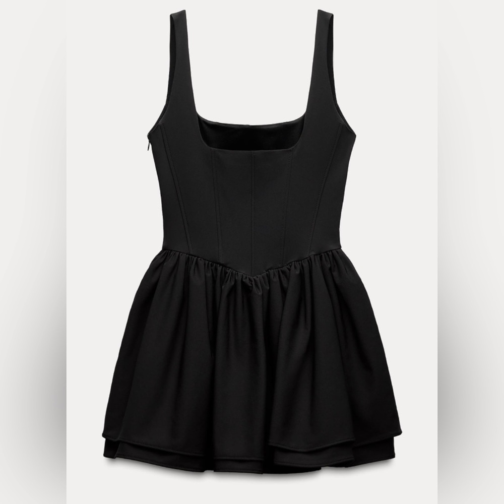 Zara Black Corset Dress
